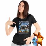 Fashion, accesorii si bijuterii - Femei - Imbracaminte femei - Tricouri si topuri femei - Tricou Femei Bombardino Crocodilo Nuclear Brainrot Meme, negru, marime 2XL - Infinity.ro