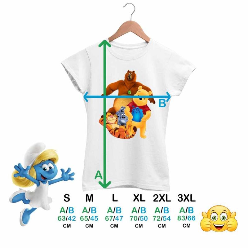 Fashion, accesorii si bijuterii - Femei - Imbracaminte femei - Tricouri si topuri femei - Tricou Femei Grizzy Lemingii Winnie the Pooh, alb, marime L - Infinity.ro