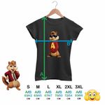 Fashion, accesorii si bijuterii - Femei - Imbracaminte femei - Tricouri si topuri femei - Tricou Femei Alvin Veverita Alvinnn Veveritele, negru, marime L - Infinity.ro