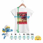 Fashion, accesorii si bijuterii - Femei - Imbracaminte femei - Tricouri si topuri femei - Tricou Femei Strawberrini Flamingini Brainrot, alb, marime 3XL - Infinity.ro