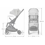 Jucarii, Copii si Bebe - Carucioare si articole de transport - Carucioare - Carucioare sport - Carucior sport Kinderkraft Indy3, Urban Grey - Infinity.ro