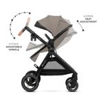 Jucarii, Copii si Bebe - Carucioare si articole de transport - Carucioare - Carucioare sport - Carucior Kinderkraft Esme Pro, 3 in 1, Sand Beige - Infinity.ro