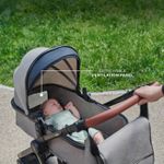 Jucarii, Copii si Bebe - Carucioare si articole de transport - Carucioare - Carucioare sport - Carucior Kinderkraft Esme Pro, 3 in 1, Sand Beige - Infinity.ro