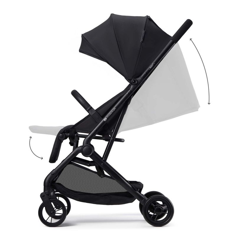 Jucarii, Copii si Bebe - Carucioare si articole de transport - Carucioare - Carucioare sport - Carucior sport Kinderkraft Indy3, Coal Black - Infinity.ro