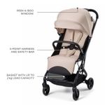 Jucarii, Copii si Bebe - Carucioare si articole de transport - Carucioare - Carucioare sport - Carucior sport Kinderkraft Indy3, Misty Beige - Infinity.ro