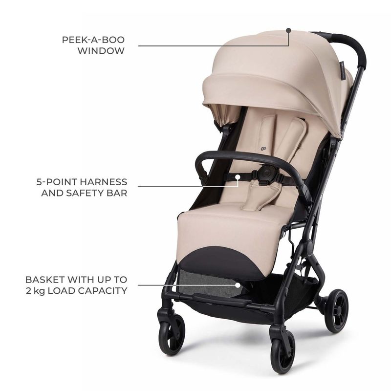 Jucarii, Copii si Bebe - Carucioare si articole de transport - Carucioare - Carucioare sport - Carucior sport Kinderkraft Indy3, Misty Beige - Infinity.ro