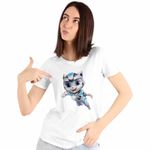 Fashion, accesorii si bijuterii - Femei - Imbracaminte femei - Tricouri si topuri femei - Tricou Femei Paw Patrol Cat Pack Rory Patrula Catelusilor, alb, marime M - Infinity.ro