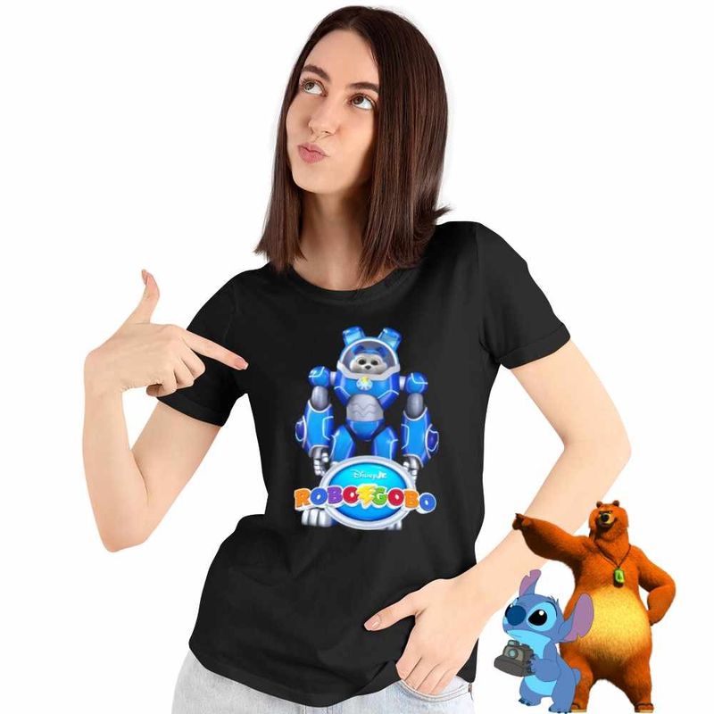 Fashion, accesorii si bijuterii - Femei - Imbracaminte femei - Tricouri si topuri femei - Tricou Femei Robogobo Booster Robosuit, negru, marime 2XL - Infinity.ro