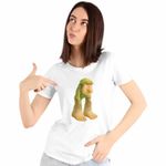 Fashion, accesorii si bijuterii - Femei - Imbracaminte femei - Tricouri si topuri femei - Tricou Femei Br Br Patapim Brainrot, alb, marime S - Infinity.ro