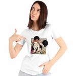 Fashion, accesorii si bijuterii - Femei - Imbracaminte femei - Tricouri si topuri femei - Tricou Femei Minnie Mouse Disney, alb, marime L - Infinity.ro