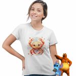 Fashion, accesorii si bijuterii - Femei - Imbracaminte femei - Tricouri si topuri femei - Tricou Femei Rac Baby Zodiac Horoscop Cancer Astrologie, alb, marime S - Infinity.ro