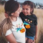 Fashion, accesorii si bijuterii - Femei - Imbracaminte femei - Tricouri si topuri femei - Tricou Femei Phineas Ferb Candace Surf Vacanta, negru, marime S - Infinity.ro
