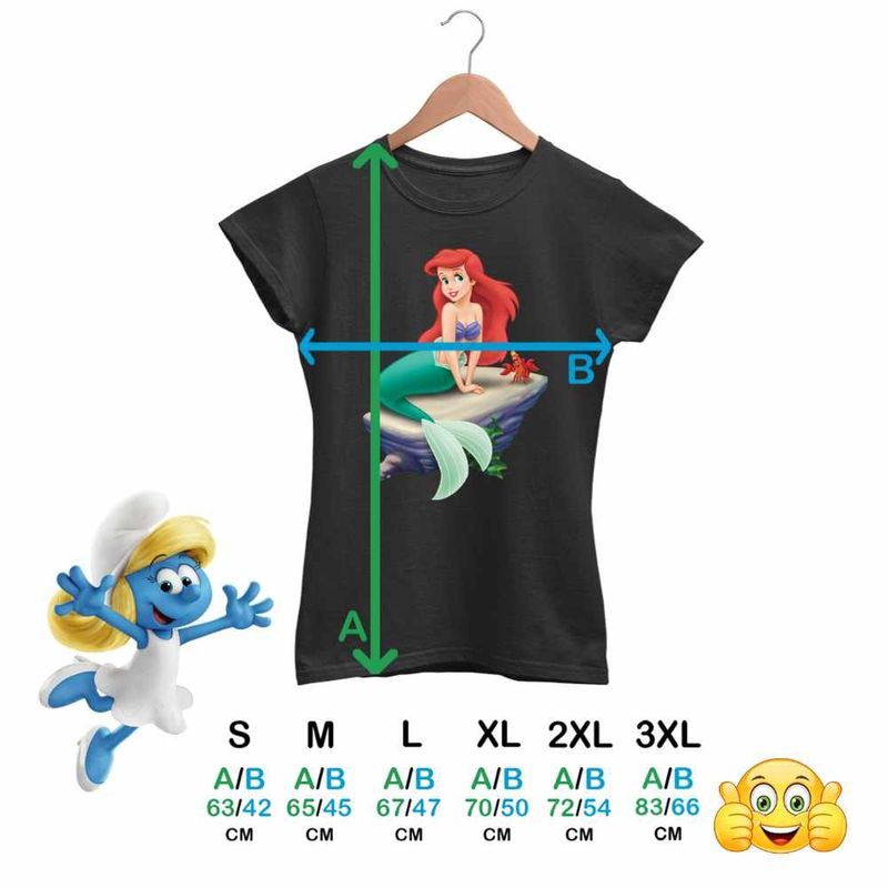 Fashion, accesorii si bijuterii - Femei - Imbracaminte femei - Tricouri si topuri femei - Tricou Femei Ariel Stanca Sebastian Little Mermaid, negru, marime XL - Infinity.ro