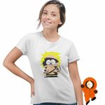 Fashion, accesorii si bijuterii - Femei - Imbracaminte femei - Tricouri si topuri femei - Tricou Femei South Park Tweek Tweak Barbarian, alb, marime L - Infinity.ro