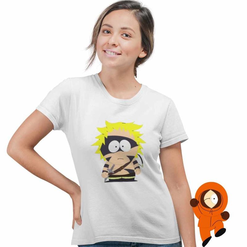 Fashion, accesorii si bijuterii - Femei - Imbracaminte femei - Tricouri si topuri femei - Tricou Femei South Park Tweek Tweak Barbarian, alb, marime L - Infinity.ro