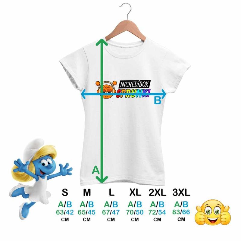 Fashion, accesorii si bijuterii - Femei - Imbracaminte femei - Tricouri si topuri femei - Tricou Femei Sprunki Incredibox Music Game, alb, marime 2XL - Infinity.ro