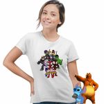 Fashion, accesorii si bijuterii - Femei - Imbracaminte femei - Tricouri si topuri femei - Tricou Femei Paienjenelul Marvel si prietenii lui uimitori, alb, marime 3XL - Infinity.ro