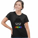 Fashion, accesorii si bijuterii - Femei - Imbracaminte femei - Tricouri si topuri femei - Tricou Femei Sprunki Black Music Game, negru, marime XL - Infinity.ro