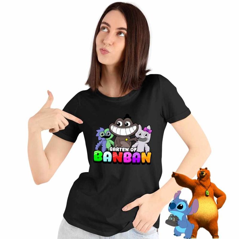 Fashion, accesorii si bijuterii - Femei - Imbracaminte femei - Tricouri si topuri femei - Tricou Femei Banban BitterGiggle Sheriff Banbaleena, negru, marime M - Infinity.ro
