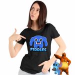 Fashion, accesorii si bijuterii - Femei - Imbracaminte femei - Tricouri si topuri femei - Tricou Femei Banban Fiddles Gradinita, negru, marime S - Infinity.ro