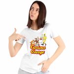 Fashion, accesorii si bijuterii - Femei - Imbracaminte femei - Tricouri si topuri femei - Tricou Femei Curious George Gradina Zoologica Cimpanzeu, alb, marime XL - Infinity.ro