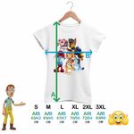 Fashion, accesorii si bijuterii - Femei - Imbracaminte femei - Tricouri si topuri femei - Tricou Femei Paw Patrol Bluey Blue Bingo Papa Strumf Sirena Coral, alb, marime S - Infinity.ro
