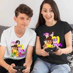Fashion, accesorii si bijuterii - Femei - Imbracaminte femei - Tricouri si topuri femei - Tricou Femei Hamster Gretel Toata Echipa, alb, marime S - Infinity.ro