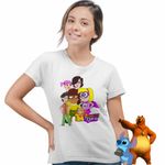 Fashion, accesorii si bijuterii - Femei - Imbracaminte femei - Tricouri si topuri femei - Tricou Femei Hamster Gretel Toata Echipa, alb, marime S - Infinity.ro