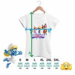Fashion, accesorii si bijuterii - Femei - Imbracaminte femei - Tricouri si topuri femei - Tricou Femei Super Pisicute All Team, alb, marime 3XL - Infinity.ro