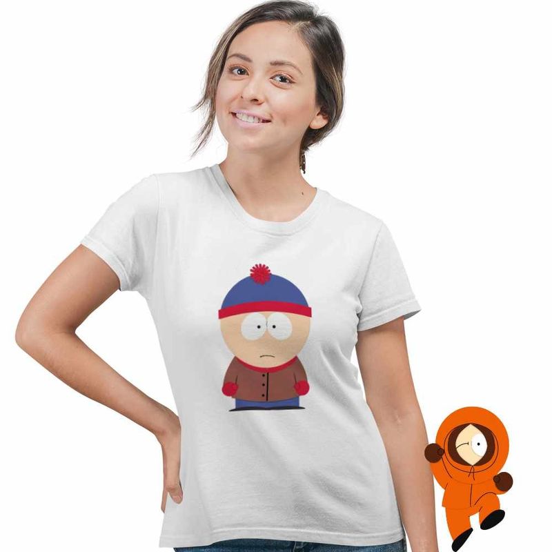 Fashion, accesorii si bijuterii - Femei - Imbracaminte femei - Tricouri si topuri femei - Tricou Femei South Park Stan Marsh, alb, marime L - Infinity.ro