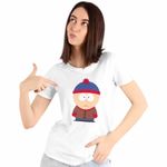 Fashion, accesorii si bijuterii - Femei - Imbracaminte femei - Tricouri si topuri femei - Tricou Femei South Park Stan Marsh, alb, marime L - Infinity.ro