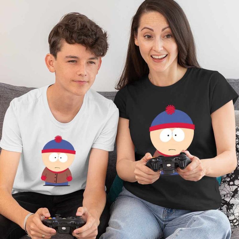 Fashion, accesorii si bijuterii - Femei - Imbracaminte femei - Tricouri si topuri femei - Tricou Femei South Park Stan Marsh, alb, marime L - Infinity.ro