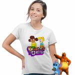 Fashion, accesorii si bijuterii - Femei - Imbracaminte femei - Tricouri si topuri femei - Tricou Femei Bailey Hamster Gretel Prietene, alb, marime S - Infinity.ro