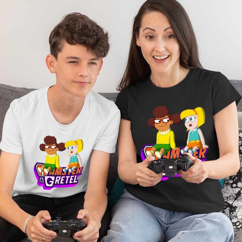Fashion, accesorii si bijuterii - Femei - Imbracaminte femei - Tricouri si topuri femei - Tricou Femei Bailey Hamster Gretel Prietene, alb, marime S - Infinity.ro
