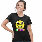 Fashion, accesorii si bijuterii - Femei - Imbracaminte femei - Tricouri si topuri femei - Tricou Femei Banban Slow Seline Gradinita, negru, marime L - Infinity.ro