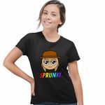 Fashion, accesorii si bijuterii - Femei - Imbracaminte femei - Tricouri si topuri femei - Tricou Femei Sprunki Tunner Hat, negru, marime 3XL - Infinity.ro