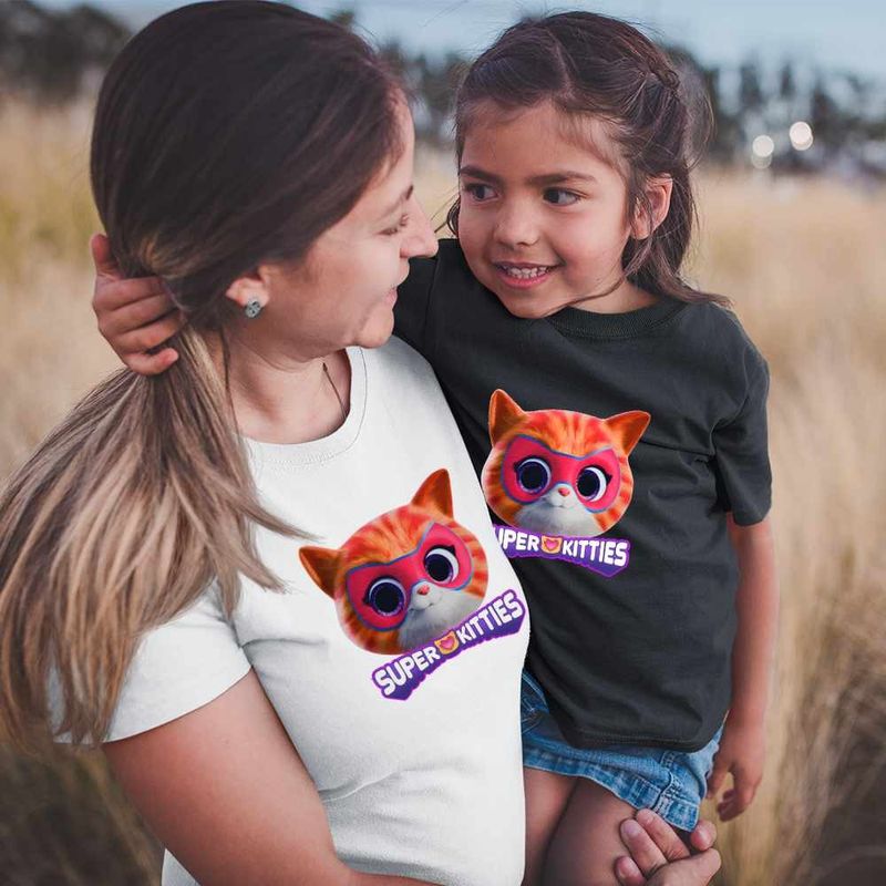Fashion, accesorii si bijuterii - Femei - Imbracaminte femei - Tricouri si topuri femei - Tricou Femei Ginny Super Pisicute Disney, negru, marime M - Infinity.ro