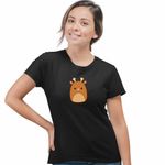 Fashion, accesorii si bijuterii - Femei - Imbracaminte femei - Tricouri si topuri femei - Tricou Femei Squishmallows Cerb Squis, negru, marime XL - Infinity.ro