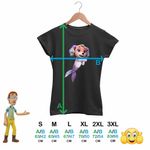 Fashion, accesorii si bijuterii - Femei - Imbracaminte femei - Tricouri si topuri femei - Tricou Femei Paw Patrol Merpups Coral Patrula Catelusilor Catei Sirena, negru, marime XL - Infinity.ro
