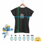 Fashion, accesorii si bijuterii - Femei - Imbracaminte femei - Tricouri si topuri femei - Tricou Femei Squishmallows RIP Mormant Horror, negru, marime S - Infinity.ro