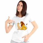 Fashion, accesorii si bijuterii - Femei - Imbracaminte femei - Tricouri si topuri femei - Tricou Femei Mufasa Sarabi Lion King, alb, marime XL - Infinity.ro