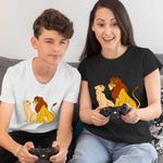 Fashion, accesorii si bijuterii - Femei - Imbracaminte femei - Tricouri si topuri femei - Tricou Femei Mufasa Sarabi Lion King, alb, marime XL - Infinity.ro