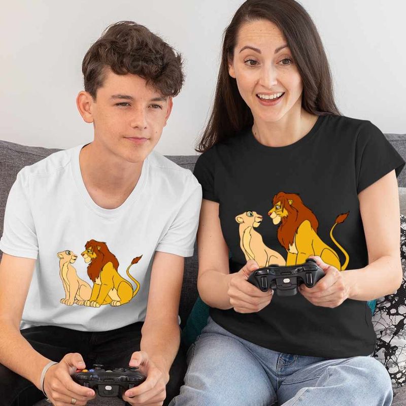 Fashion, accesorii si bijuterii - Femei - Imbracaminte femei - Tricouri si topuri femei - Tricou Femei Mufasa Sarabi Lion King, alb, marime XL - Infinity.ro