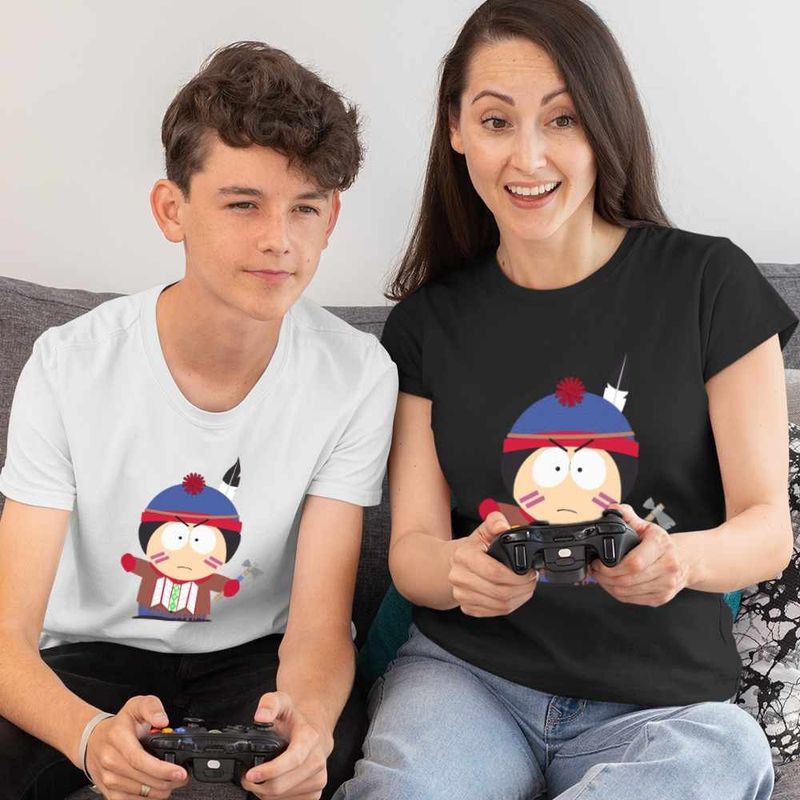 Fashion, accesorii si bijuterii - Femei - Imbracaminte femei - Tricouri si topuri femei - Tricou Femei South Park Stan of the Many Moons, alb, marime 3XL - Infinity.ro