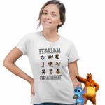 Fashion, accesorii si bijuterii - Femei - Imbracaminte femei - Tricouri si topuri femei - Tricou Femei Tralalero Crocodilo Sahur Cappucino Italian Meme Brainrot Brain Rot, alb, marime 3XL - Infinity.ro