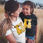 Fashion, accesorii si bijuterii - Femei - Imbracaminte femei - Tricouri si topuri femei - Tricou Femei Nala Simba Best Friends Lion King, negru, marime 2XL - Infinity.ro