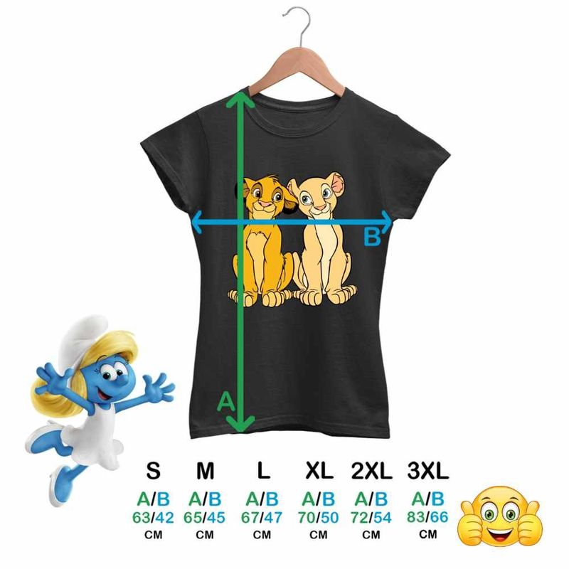 Fashion, accesorii si bijuterii - Femei - Imbracaminte femei - Tricouri si topuri femei - Tricou Femei Nala Simba Best Friends Lion King, negru, marime 2XL - Infinity.ro