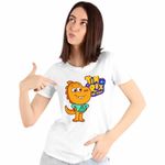 Fashion, accesorii si bijuterii - Femei - Imbracaminte femei - Tricouri si topuri femei - Tricou Femei Tim Rex Tommy Spatiu Dinozauri Nasa, alb, marime L - Infinity.ro