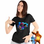 Fashion, accesorii si bijuterii - Femei - Imbracaminte femei - Tricouri si topuri femei - Tricou Femei Ariel Lucia Fernie Mica Sirena Disney, negru, marime 2XL - Infinity.ro