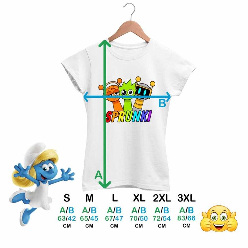 Fashion, accesorii si bijuterii - Femei - Imbracaminte femei - Tricouri si topuri femei - Tricou Femei Sprunki Music Maker Game, alb, marime S - Infinity.ro
